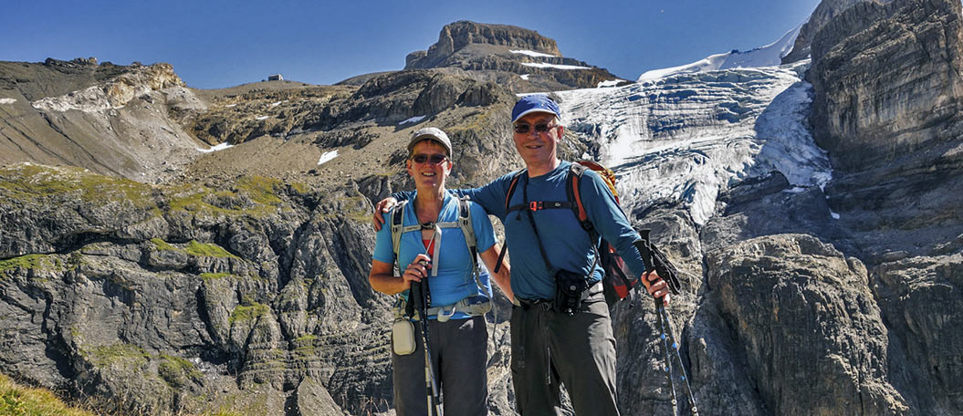 Cicerone guidebook author Lesley Williams - Alpine Pass Route