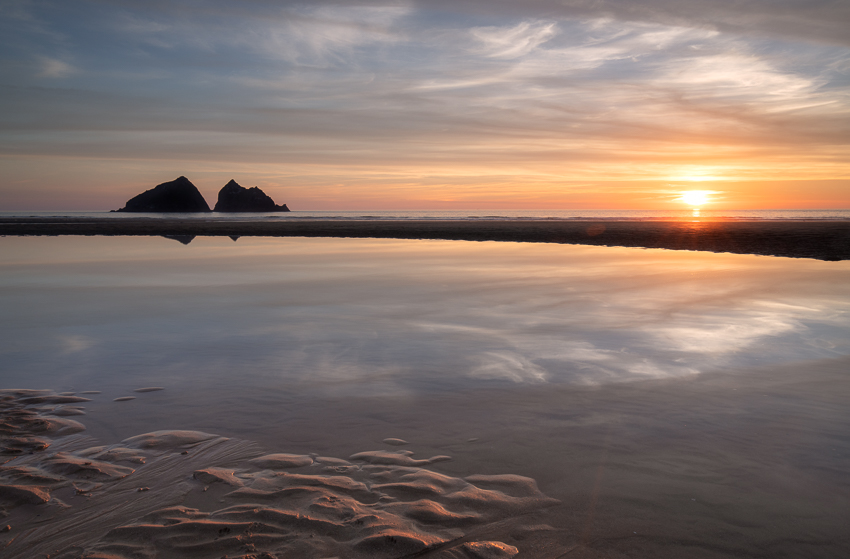 Holywell sunset
