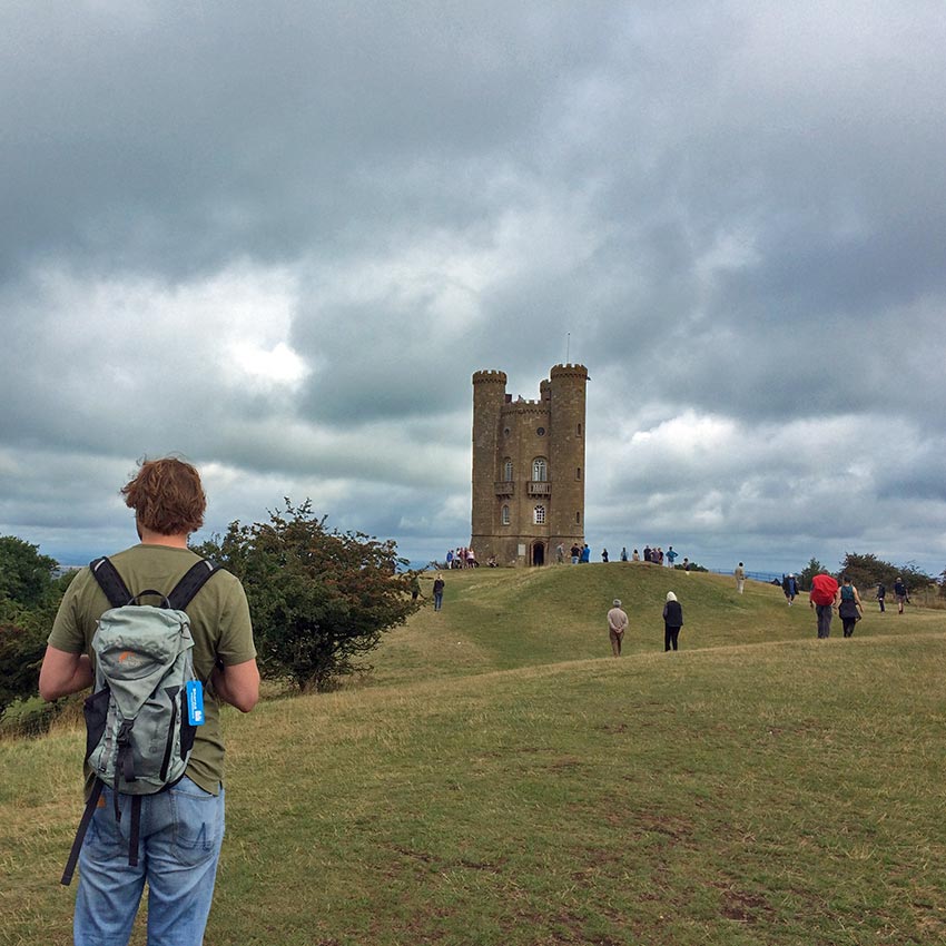Walking to Broadway Tower, Cotswolds, Sherpa Expeditions UK