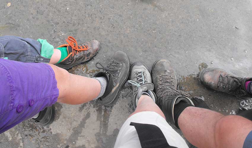 Walking Boots and Socks