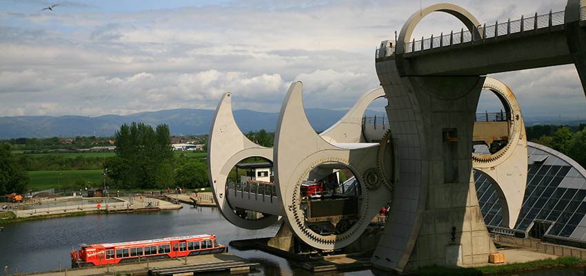 Falkirk Wheel, Scotland - Sherpa walking holidays