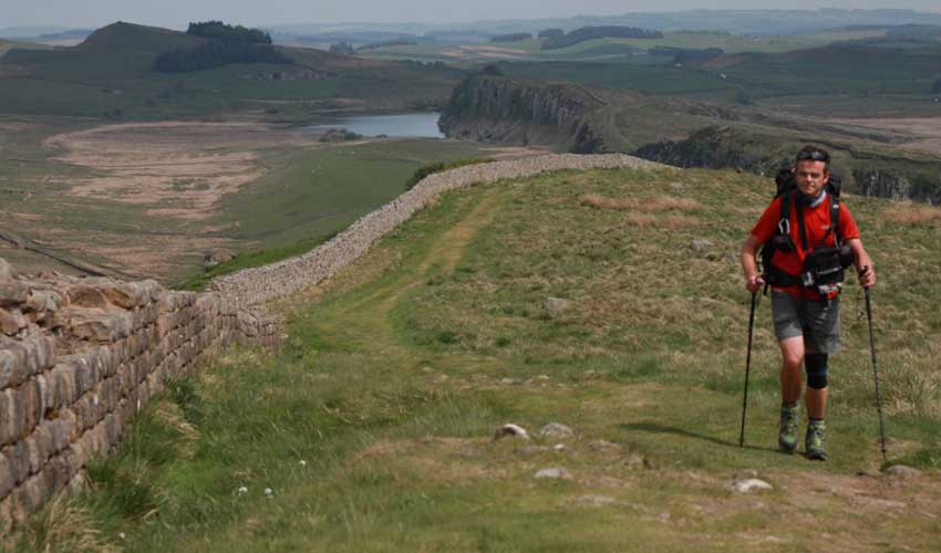Walking by Hadrian's Wall