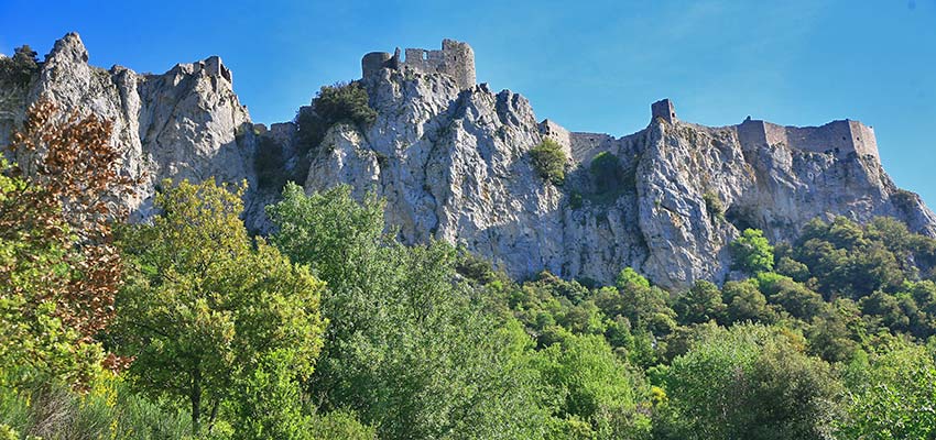 Castle Ruins in Pyrenees in France - Sherpa Expeditions
