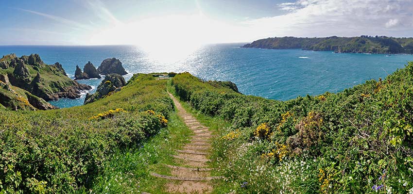 sunshine on Guernsey walks_Sherpa Expeditions