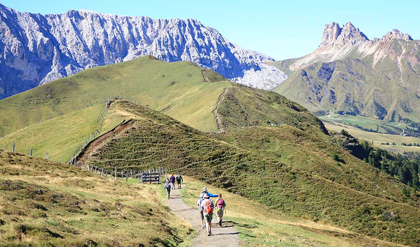 Walking in the Dolomites