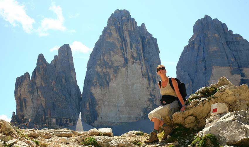 Walking in the Dolomites