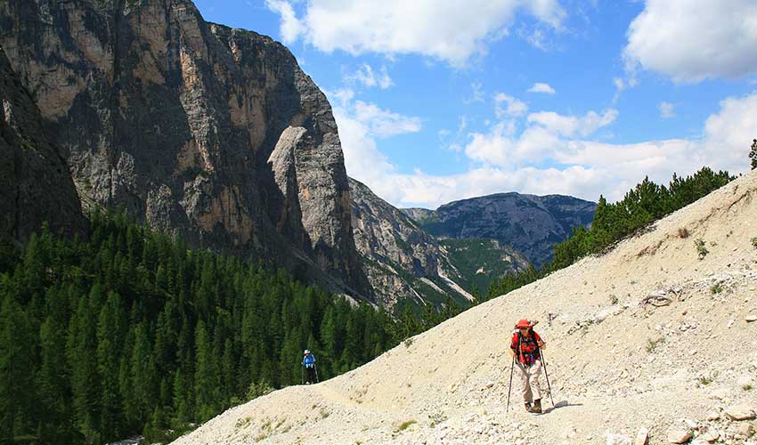 Walking in the Dolomites