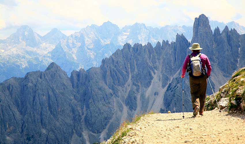 Walking in the Dolomites