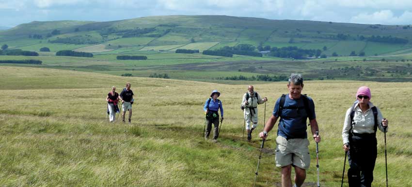 New: longest ever version of Coast to Coast Trail-walking on moors Orton Scar