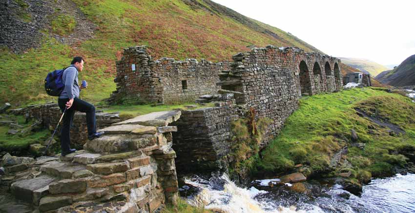 Blakesmith Smelt Mine on Sherpa Expedition's James Herriot Way walk